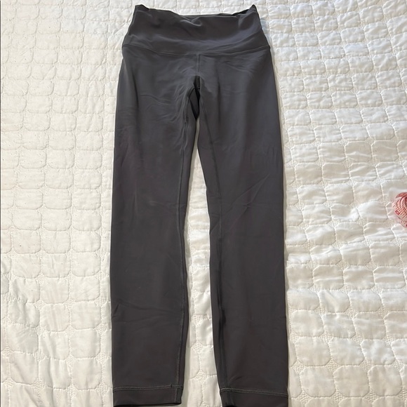 Lululemon Gray Align leggings. Size 4 25” - Picture 1 of 4
